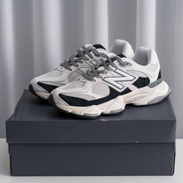 核心私 New Balance Nb9060系列 新百伦绒面革网布经典百搭防滑耐磨透气低帮生活休闲鞋 全套原楦原纸板原厂数据开发 进口三明治网面 原装进口翻毛皮