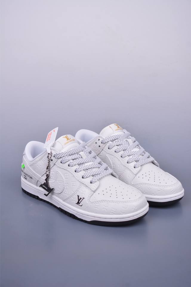Nike Sb Dunk Low Lv联名 纯原大厂出品 极力推荐 原装头层材料 独家版型蒸餾加工 帶來的是更好的视觉和脚感体验 大厂纯原品质出货 清洁度 电绣
