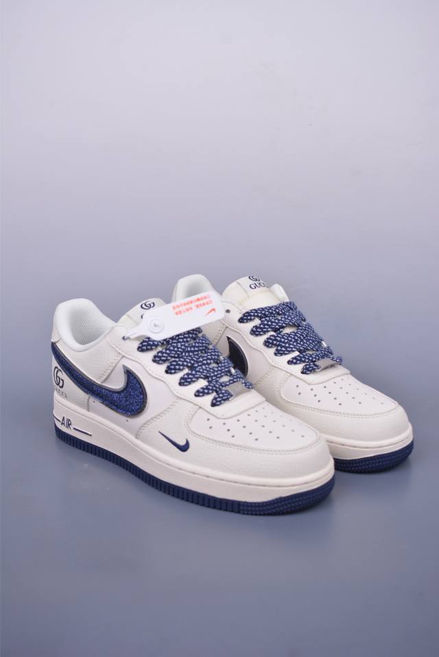 Nike Air Force 1 Low Gucci联名 原楦头原纸板 打造纯正空军版型 专注外贸渠道 全掌内置蜂窝气垫 原盒配件 原厂中底钢印、拉帮完美 官方