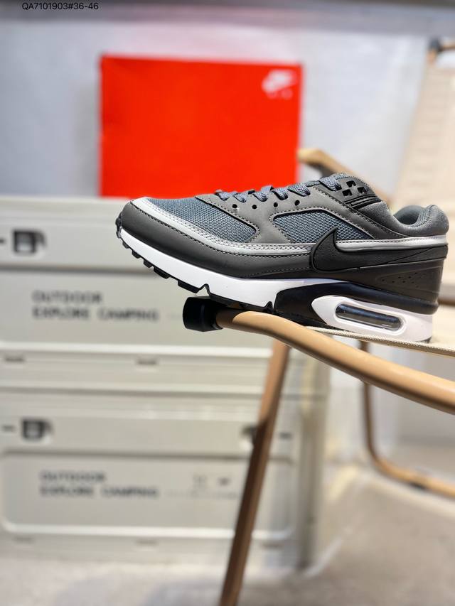 耐克Nike Air Max Bw Og persian Violet经典拼接休闲运动跑步鞋 货号：Dj6124 Qa7101903#36-46