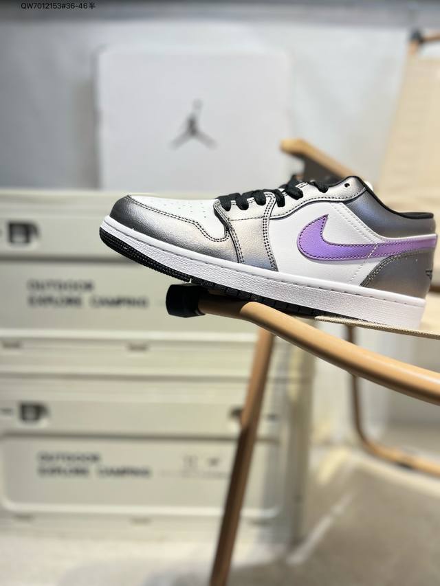 公司级头层皮乔丹Air Jordan 1 Low Aj1低帮系列篮球鞋 官方同步配色 原装级产物 #拒绝公底 立体鞋型 细节完美 高清洁度Hj5910 Qw70