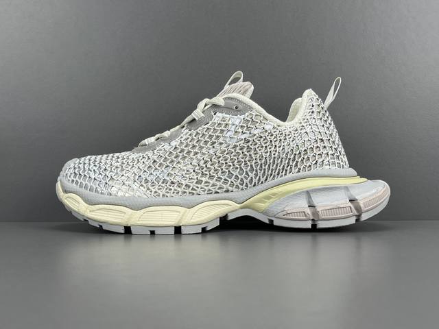 渠道优势 ！ 外贸版 巴黎世家 Balenciaga巴黎世家 3Xl 系带圆头 低帮 生活休闲鞋 尺码35-46 货号788819W3Xfn9191