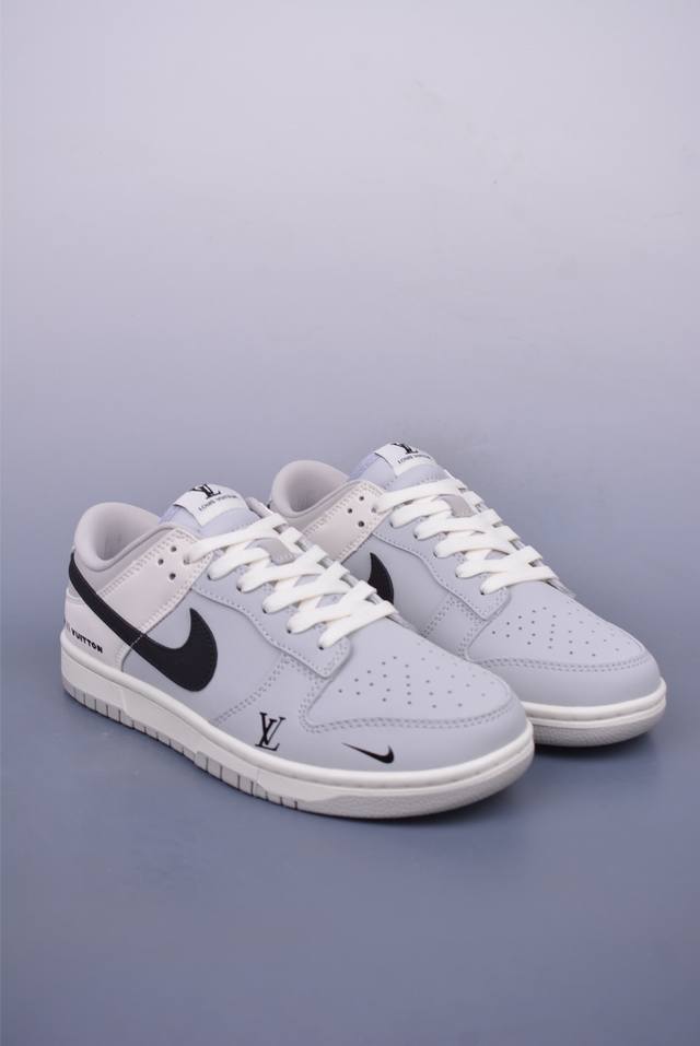 Nike Sb Dunk Low Lv联名 纯原大厂出品 极力推荐 原装头层材料 独家版型蒸餾加工 帶來的是更好的视觉和脚感体验 大厂纯原品质出货 清洁度 电绣
