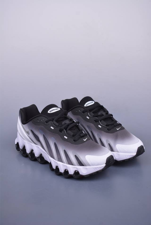 Nike Air Max Dn8 全掌科技气垫 缓震运动跑鞋 Dn8的核心亮点在于其八腔气垫结构 根据不同部位设定的气压值专为行走设计 提供卓越的舒适感 鞋面的