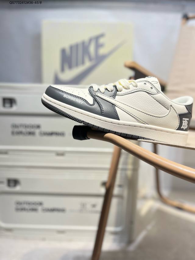公司级头层皮乔丹Air Jordan 1 Low Aj1低帮系列篮球鞋 官方同步配色 原装级产物 #拒绝公底 立体鞋型 细节完美 高清洁度Qy0966 Qs77