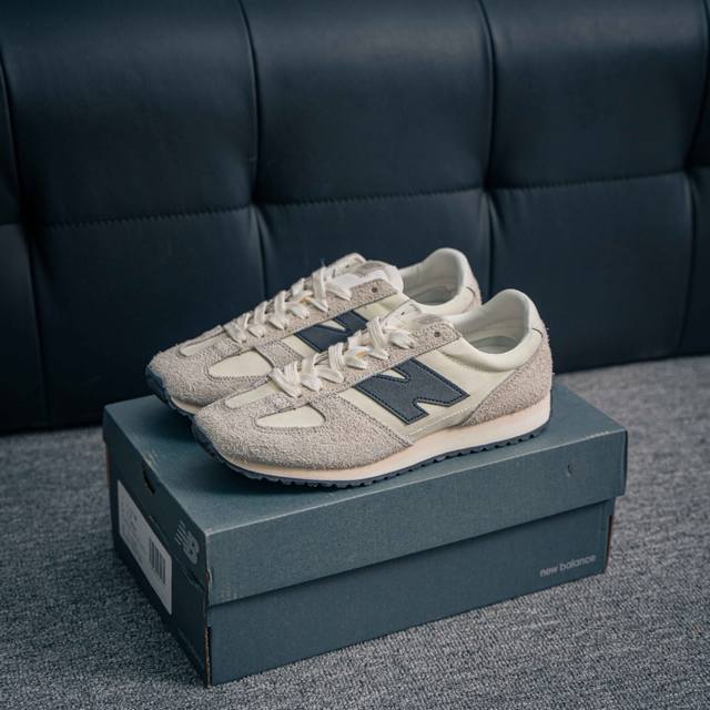 核心私 New Balance Nb 471系列 织物牛剖层革 复古时尚 防滑耐磨低帮 生活休闲鞋 货号：U471Am 尺码：36 37 37.5 38 38.