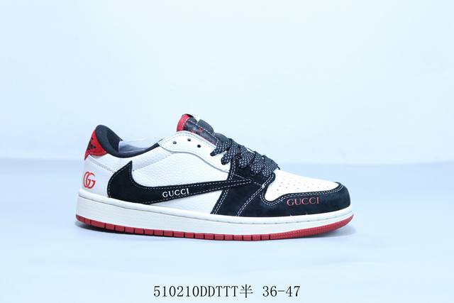 乔丹Air Jordan 1 Low Aj1 乔1低帮复古文化休闲运动篮球鞋 倒勾 古驰 货号 Xy2688-123 510210Ddttt半 36-47