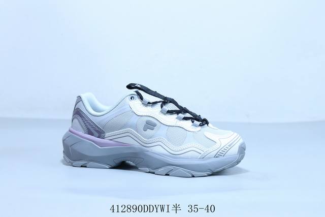 斐乐Fila Fila斐乐 复古百搭厚底 运动板鞋 412890Ddywi半 35-40