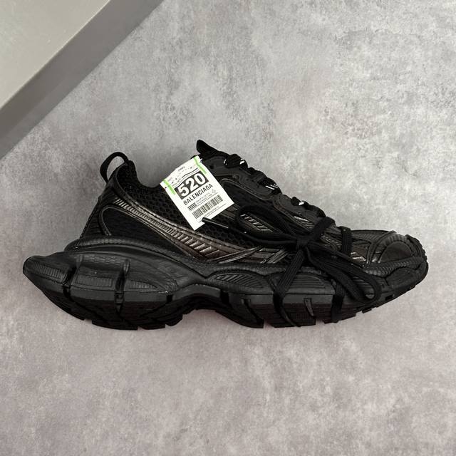本地 核心私 Ok版 法国高端奢侈品牌-巴黎世家Balenciaga 3Xl Sneakers 3+系列 10代520限定款 低帮复古阔型底姥爹风潮流百搭休闲慢