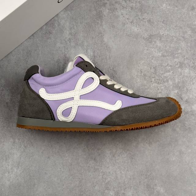 本地 核心私 配件丢失扣10 罗意威Loewe Ballet Runner 2.0 Sneakers 芭蕾舞2.0系列阿甘复古风德训薄底百搭休闲运动鞋 Max推