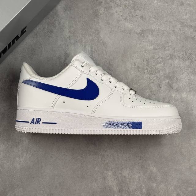 本地 核心私 Nike Air Force 1'07 Low 二次元主题 渐变天空蓝 空军一号低帮休闲板鞋 #定制鞋盒 大厂纯原品质出货 超高清洁度 皮料切割干