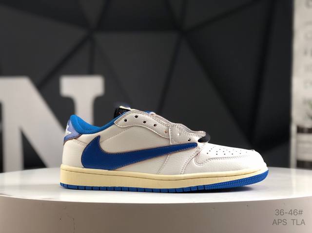 真标带半码 耐克 Nike Air Jordan 1 Low Og Sp乔一系列 家最强货推荐 原底原面 原盒原标 原鞋开发正确版型 整体简约清爽 颇具前卫气质