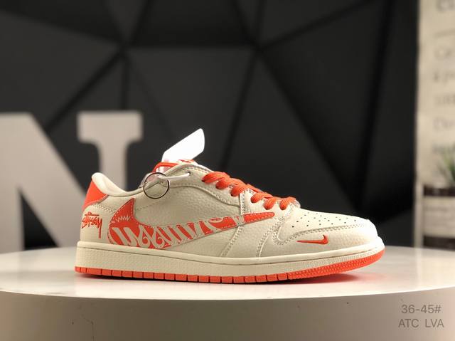 公司级带半码 耐克 Travis Scott X Fragment Design X Jordan Air Jordan 1 Low Og Sp “迪奥联名 多