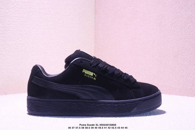 puma Suede Xl复古单品 彪马 防滑耐磨低帮德训板鞋 货号:395205 01 尺码:36 37 37.5 38 38.5 39 40 40.5 41
