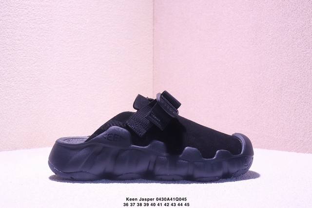 公司级美国人气户外品牌-科恩Keen Jasper Rocks Sp半拖贾斯珀都市系列复古低帮系带户外风露营徒步登山运动训练鞋 原楦型开发纸版#采用固色翻毛皮鞋