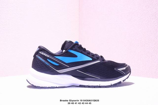 公司级Brooks布鲁克斯 Glycerin 19跑鞋男子缓震马拉松氮气慢跑鞋 货号:1 418430 尺码:39-45 Xm0430Q625