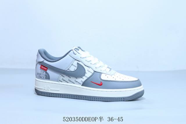 耐克 Nike Air Force 1 Af1耐克 低帮 空军一号休闲板鞋 北面 货号 Yx5066-319 520 Ddeop半 36-45