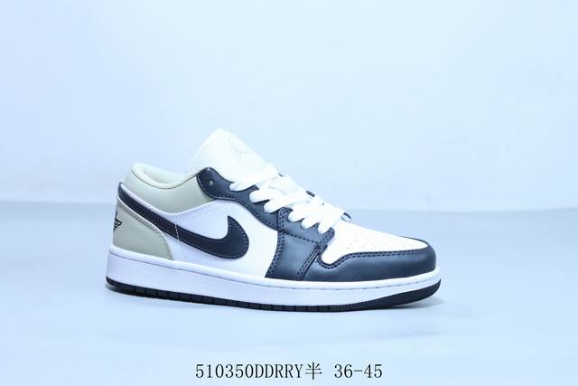 乔丹Air Jordan 1 Low Aj1 乔1低帮复古文化休闲运动篮球鞋米白 货号 553558-153 510350Ddrry半 36-45