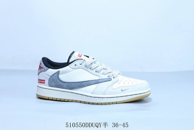 乔丹Air Jordan 1 Low Aj1 乔1低帮复古文化休闲运动篮球鞋倒勾 Sup联名 货号 Hd2258-617 510550Dduqy半 36-45