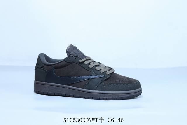乔丹Air Jordan 1 Low Aj1 乔1低帮复古文化休闲运动篮球鞋倒勾 货号 Dm7866-202 510530Ddywt半 36-46