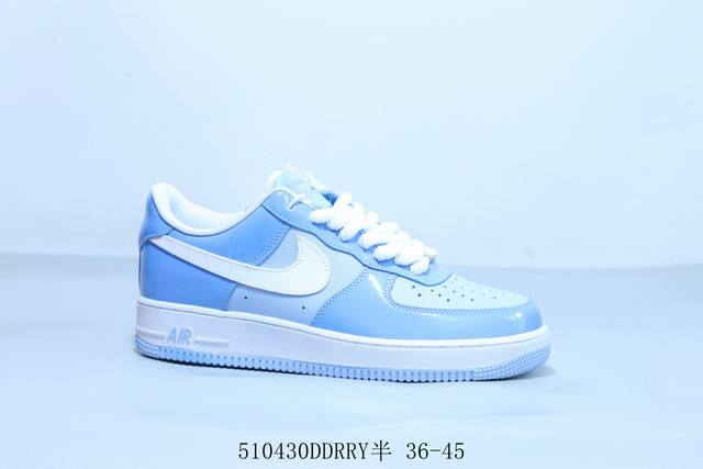 耐克 Nike Air Force 1 Af1耐克 低帮 空军一号休闲板鞋 白蓝 货号 Hv9405-400 510430Ddrry半 36-45