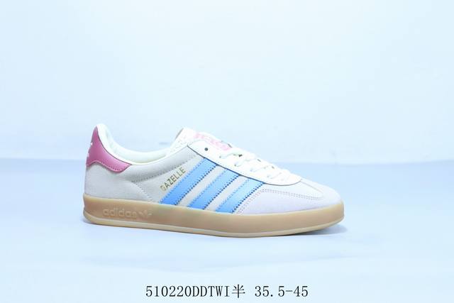 阿迪达斯Adidas Originals Gazelle Esquisite Gucci 德训 羚羊系列低帮复古百搭休闲运动板鞋 灰蓝 货号 Jq0010 51