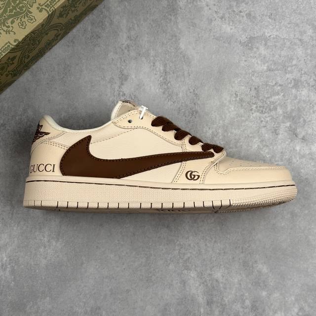 本地 核心私 公司级耐克 Air Jordan 1 Low Aj1 乔1 Gucci 联名 高端定制 低帮复古文化板鞋 定制鞋盒 大厂纯原品质出货 超高清洁度