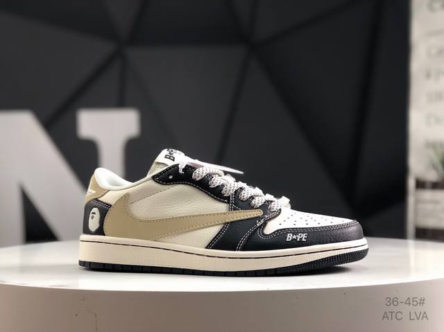 耐克Nike Air Jordan 1 Low Og Sp乔1 低帮潮流缓运动休闲板鞋。Aj1 低帮拼接 完美版型真头层牛皮# 内置缓震气垫 原鞋开模 拒绝公底