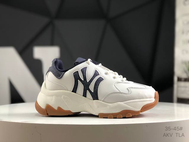 mlb Bigball Chunky Curve 人气单品 轻量增高厚底百搭休闲运动慢跑鞋 货号：3Ashd045N G P10 尺码：如图所示 Akv Tla