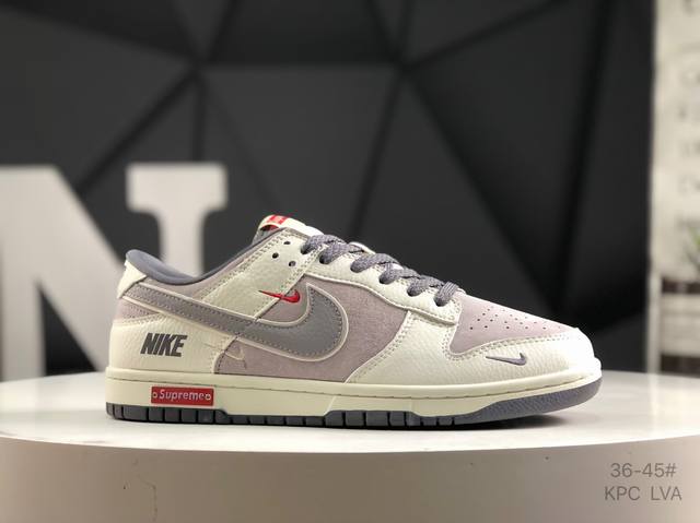 公司级带半码 耐克 Nike Dunk Low 复古板鞋，尽情迈步，彰显个性风采。采用牛柔软皮革鞋面，经久耐穿，塑就如元年款 Dunk 般的复古质感。鞋头透气孔
