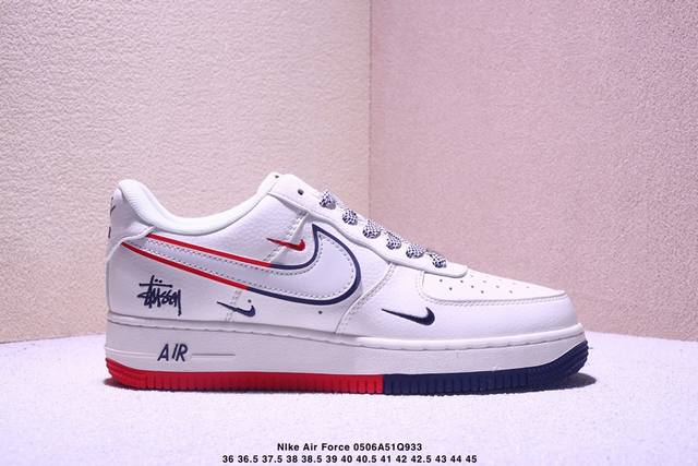 海外限量发售！公司级Nike Air Force 1 '07 Low “北面联名--黑绿双勾”空军一号 低帮 运动鞋 休闲鞋 折边针车 工艺难度大 原楦头原纸板