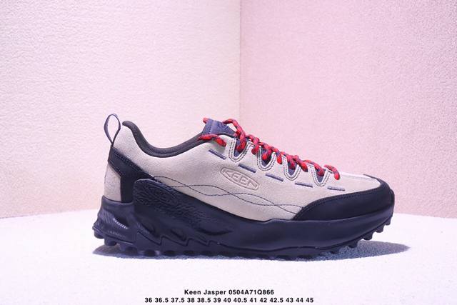 公司级科恩Keen 美国人气户外品牌-科恩Keen Jasper Rocks Sp贾斯珀都市系列复古低帮系带户外风露营徒步登山运动训练鞋 原楦型开发纸版#采用固