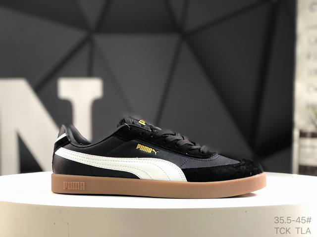 puma 彪马 男女鞋2025春新款百搭T头薄低鞋复古德训鞋板鞋 货号：397447-02 尺码：如图所示 Tck Tla