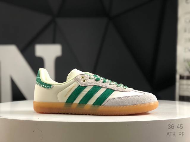 阿迪达斯 Adidas Originals Wb Pony Tonal Samba Og 桑巴舞系列绅士德训足球风百搭低帮休闲运动板鞋 货号：Gy4344 尺码
