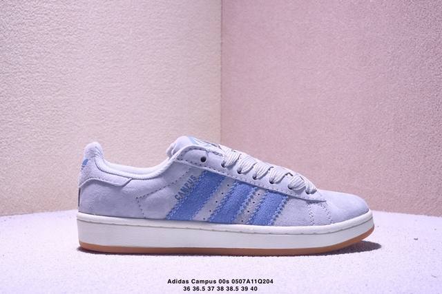 adidas Originals Campus 00S 百搭单品 学院系列面包风经典复古低帮百搭休闲运动板鞋 这次 Originals 选择了以经典复古鞋型 C