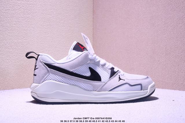 公司级Nike Air Jordan Cmft Era 耐克 舒适简约百搭 耐磨 低帮 生活休闲鞋 货号:Hj6777- 尺码:36 36.5 37.5 38