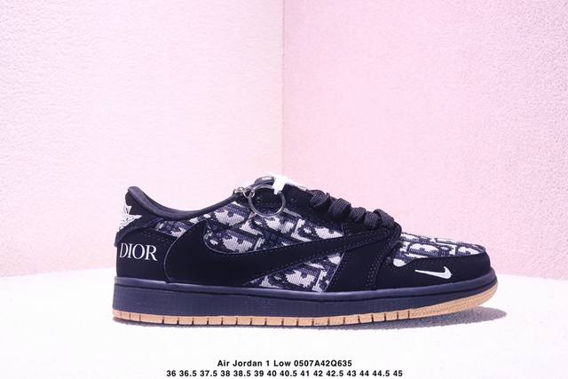 海外爆款限量发售！Travis Scott X Fragment Design X Jordan Air Jordan 1 Low Og Sp “克罗心联名 褐