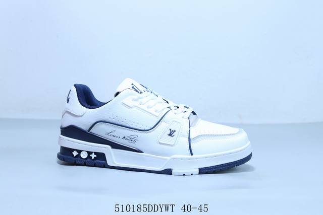 lv路易威登Louis Vuitton Trainer Sneaker Low休闲运动文化百搭篮球板鞋 510185Ddywt 40-45