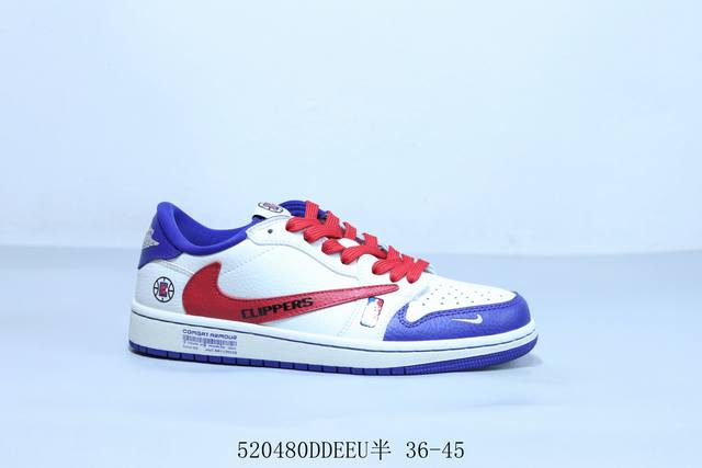 乔丹Air Jordan 1 Low Aj1 乔1低帮复古文化休闲运动篮球鞋倒勾 货号 Sc9207-026 520480Ddeeu半 36-45