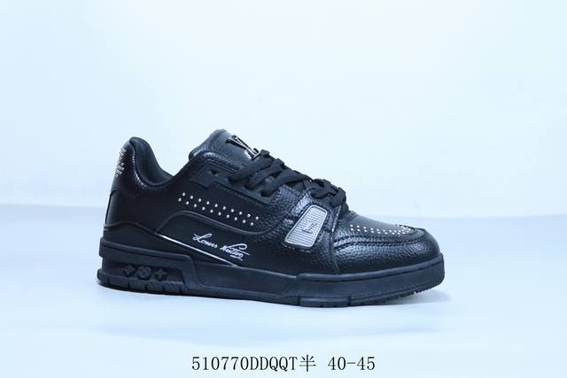 lv路易威登Louis Vuitton Trainer Sneaker Low休闲运动文化百搭篮球鞋 510770Ddqqt半 40-45