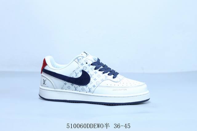 耐克Nk Court Borough Low 2 小空军 耐克校园休闲板鞋 货号 Fd5188-666 5 60Ddewo半 36-45