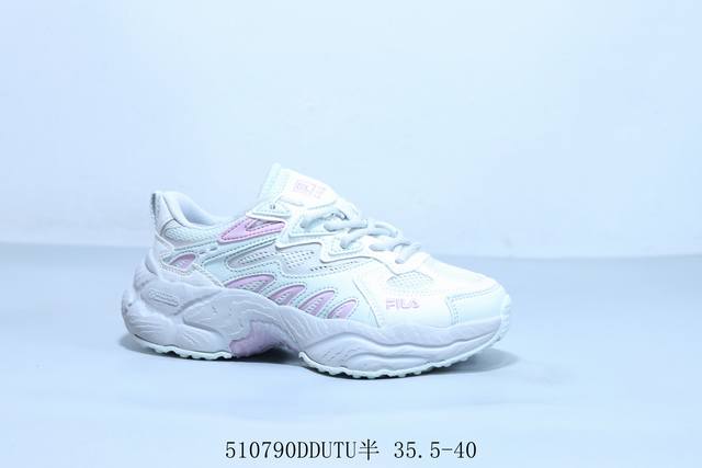 斐乐Fila Fila斐乐 复古百搭厚底 运动板鞋 510790Ddutu半 35.5-40