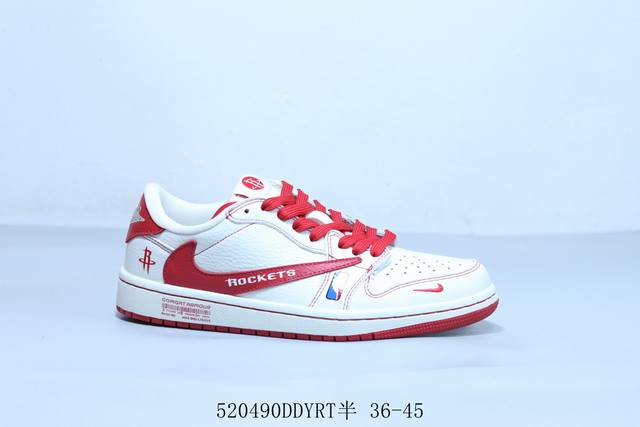 乔丹Air Jordan 1 Low Aj1 乔1低帮复古文化休闲运动篮球鞋 倒勾 联名 货号 Sc9207-029 520490Ddyrt半 36-45