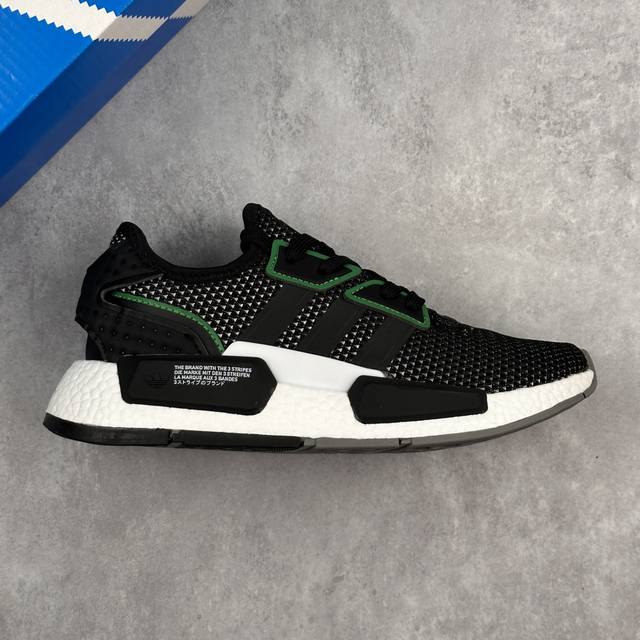 本地 核心私 公司级阿迪达斯Adidas Nmd_G1 弹力针织面爆米花缓震时尚舒适缓震运动跑步鞋 采用时髦廓形 以抢眼外形诠释经典细节 为鞋款注入活力搭配 B
