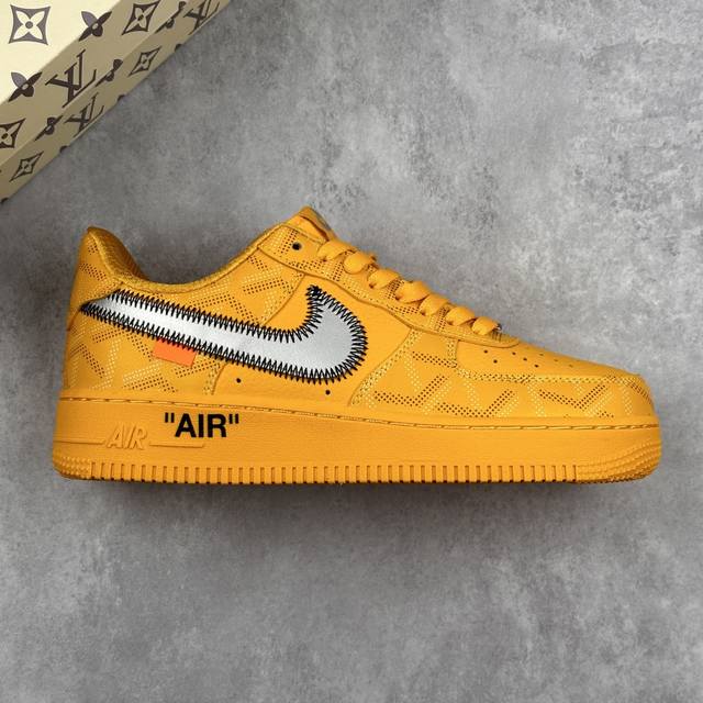 本地 核心私 Nike Air Force 1 Low Lemonade 耐克 空军一号 低帮 黄色 休闲运动板鞋 鞋身整体以黄色打造，搭配黄色框架覆盖层，侧面