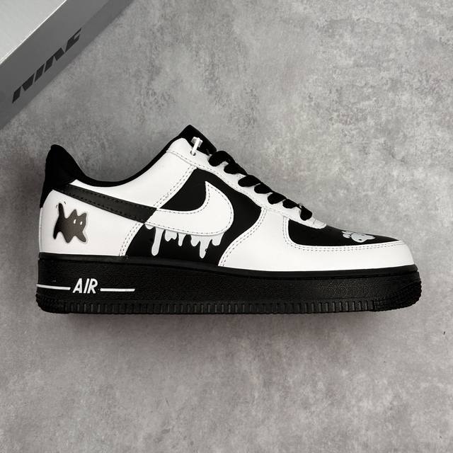 本地 核心私 Nike Air Force 1'07 Low 官方爆款定制 二次元主题 灰色地带 空军一号低帮休闲板鞋 #定制皮料 原厂3D打印 定制鞋盒 原楦