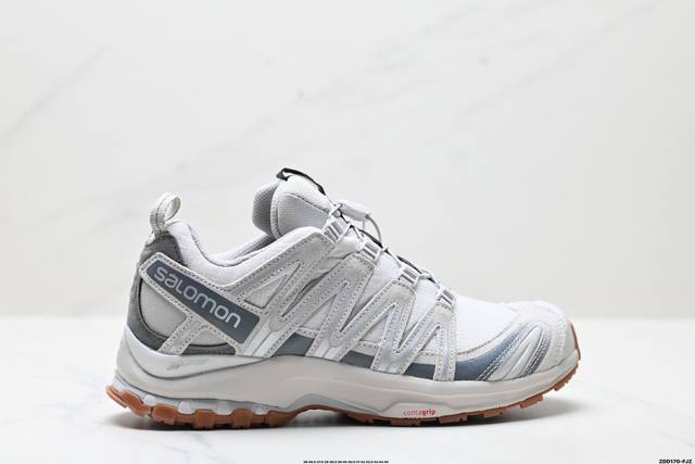 公司级Salomon Xa Pro 3D Suede 萨洛蒙户外越野跑鞋 鞋面采用Sensifit贴合技术 全方位贴合包裹脚型 鞋跟部鞋底牵引设计 提供强大的抓