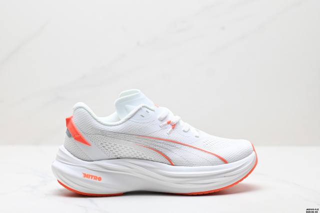 公司级Puma Deviate Nitro 3 彪马 缓震训练跑鞋透气 舒适防滑耐磨 低帮 休闲跑步鞋 货号:309707-03 尺码:36-40 Id:Jkd
