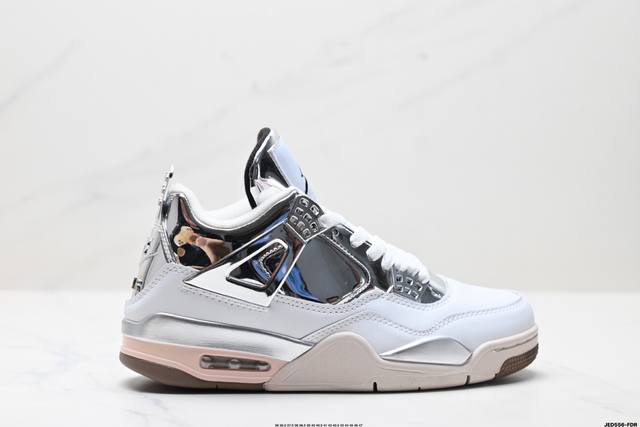 真标耐克Nike Air Jordan 4 Retro 迈克尔 乔丹Aj4代中帮复古休闲运动文化篮球鞋 货号:Aq9129-008 尺码:36 36.5 37.