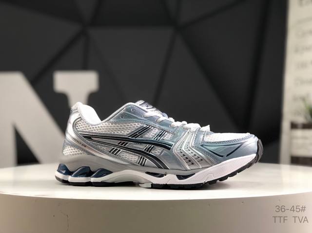 asics Gel-Kayano 14 纯原版本 亚瑟士运动休闲透气专业跑鞋 采用工程弹性双层再生针织密度鞋面材质 后跟3D可视Gel缓震乳胶物料 升级Ff B